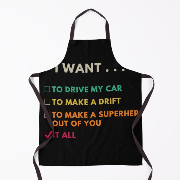 Item preview, Drift lover car costume ,super hero, i want it all  gift designed and sold by Zagros107.