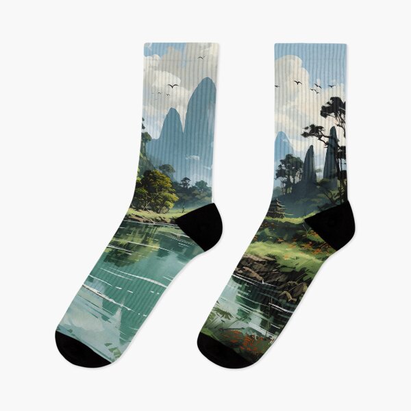 Item preview, Li River's Lullaby #3 designed and sold by Viktor Surzhko.