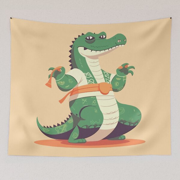 Item preview, Kung fu Crocodile designed and sold by Amir Faysal.