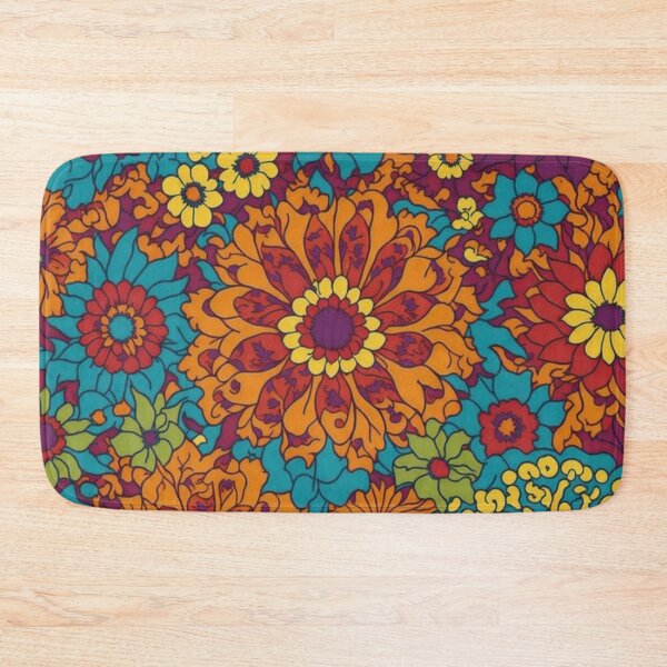 Item preview, Flower Power Colourful Flower Pattern designed and sold by druidwolfart.