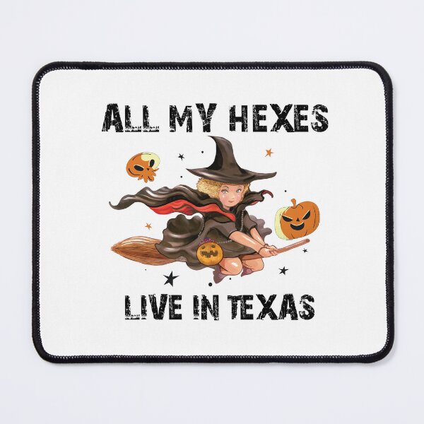 Item preview, All My Hexes Live in Texas Funny Halloween Graphic Tee designed and sold by bouraydasbrand.