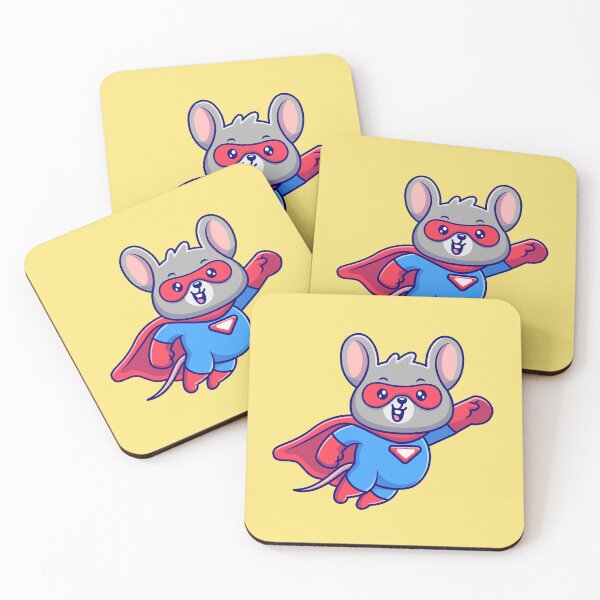 Item preview, "Mighty Mouse Superhero: Cartoon Vector Illustration" designed and sold by hjian8219.