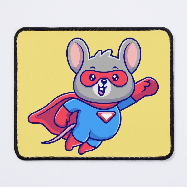 Item preview, "Mighty Mouse Superhero: Cartoon Vector Illustration" designed and sold by hjian8219.