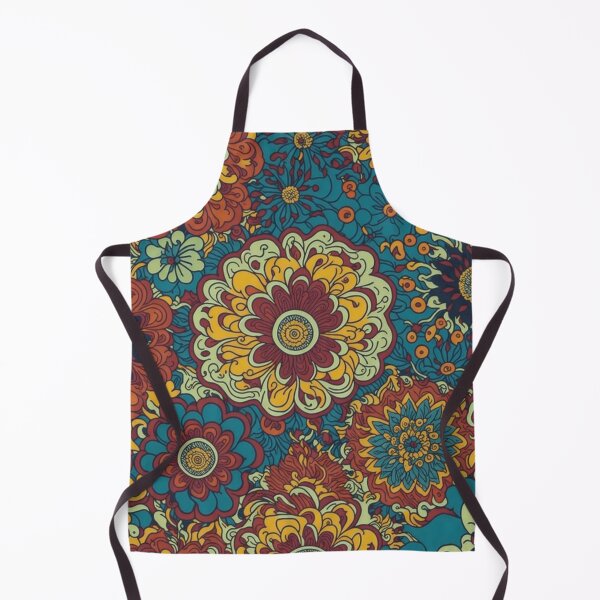 Item preview, Flower Power Colourful Flower Pattern designed and sold by druidwolfart.