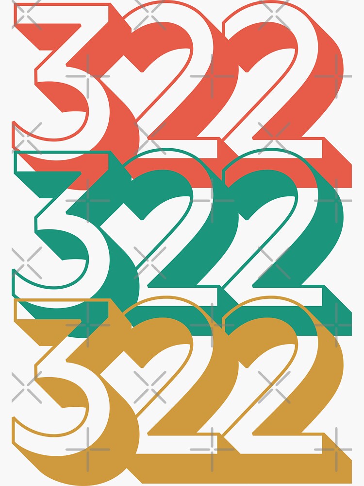 Thumbnail 3 of 3, Sticker, 322 designed and sold by chanong.
