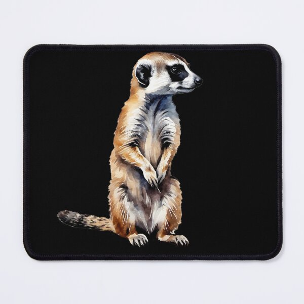 Item preview, Abstract painting of a African Meerkat designed and sold by BirdsnStuff.