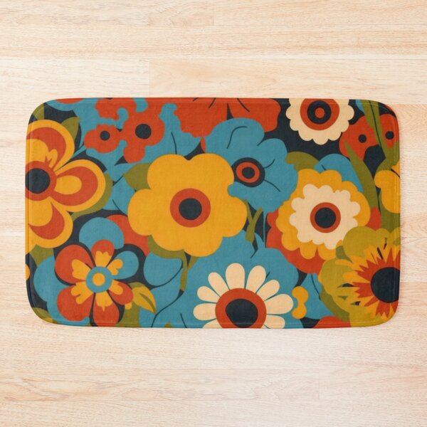 Item preview, Flower Power Colourful Flower Pattern designed and sold by druidwolfart.