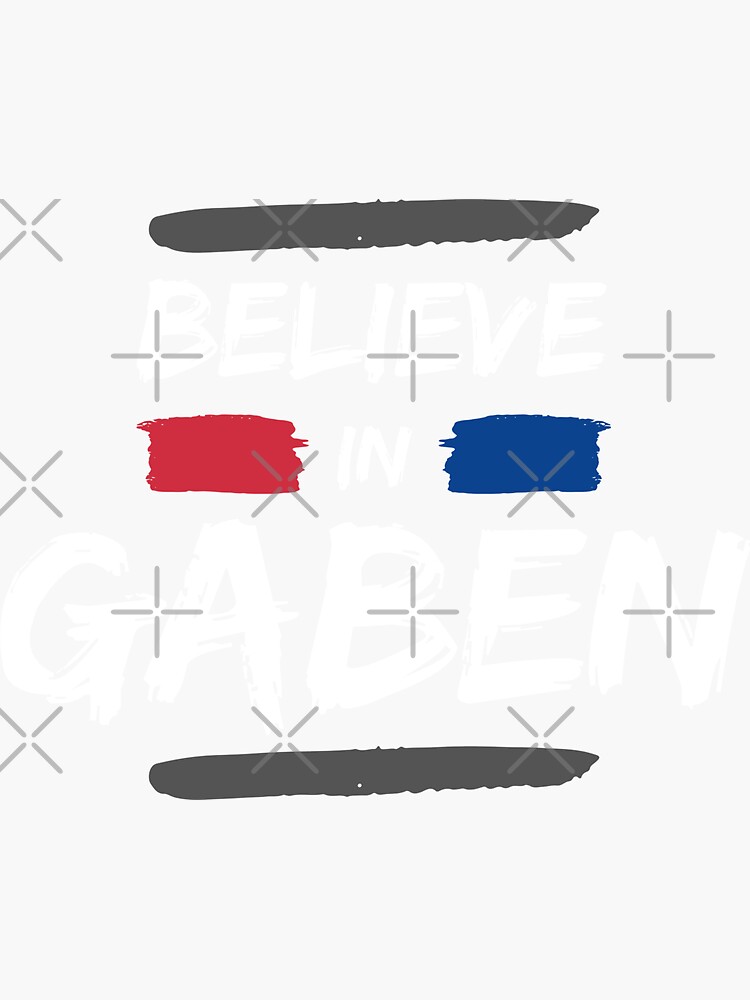 Thumbnail 3 of 3, Sticker, Believe in Gaben designed and sold by chanong.