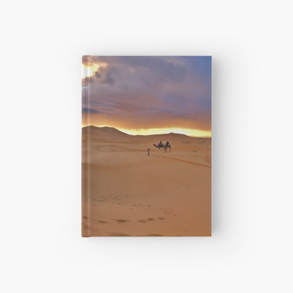 Sahara desert, Morocco, Africa Hardcover Journal