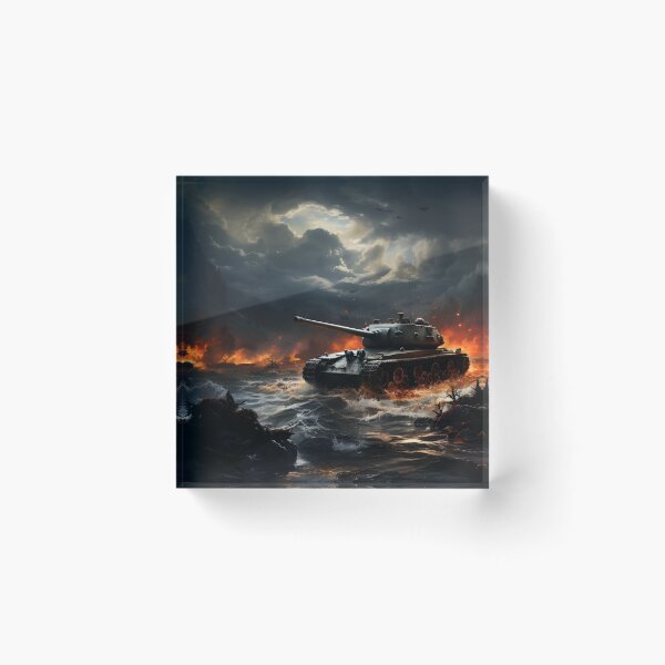 Artikelvorschau, Panzer durchquert seichten Fluss entworfen und verkauft von WorldWar2Artist.
