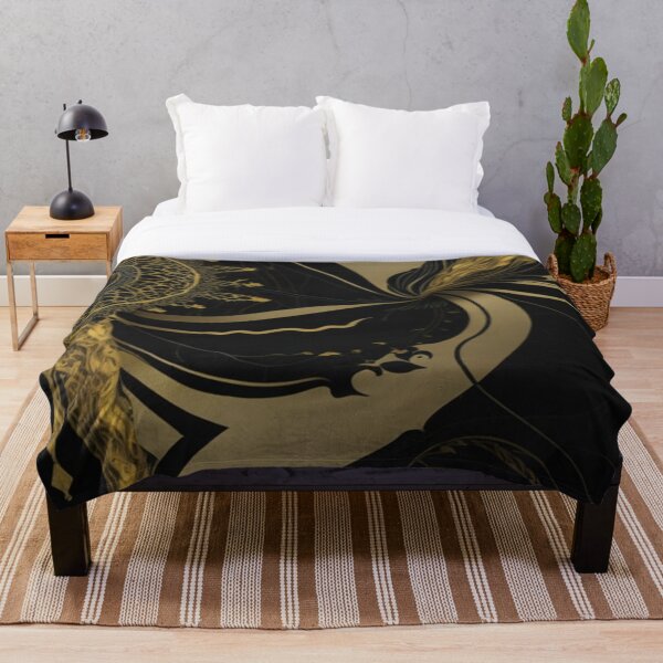 Item preview, Black and Gold Abstract,Pattern. designed and sold by SuraSu.