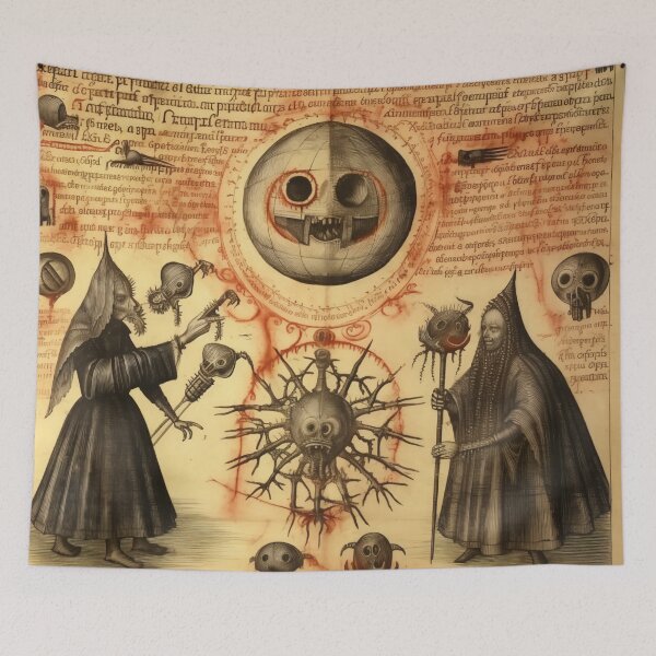 Item preview, Black Death Plague Medieval Manuscripts  designed and sold by BrandonArtWorld.