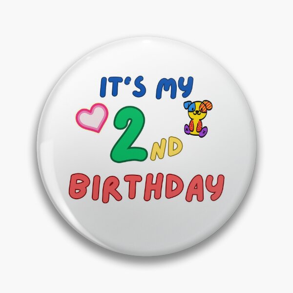 Item preview, Its my 2nd birthday baby kids boys girls party dogdoll heart love party designed and sold by Allaboutkid.