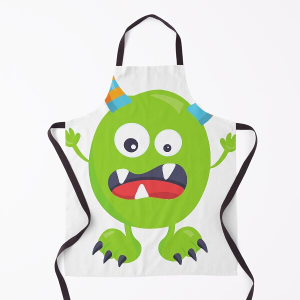 Item preview, Cute Monster, Green Monster, Funny Monster, Horns designed and sold by adornomaka.