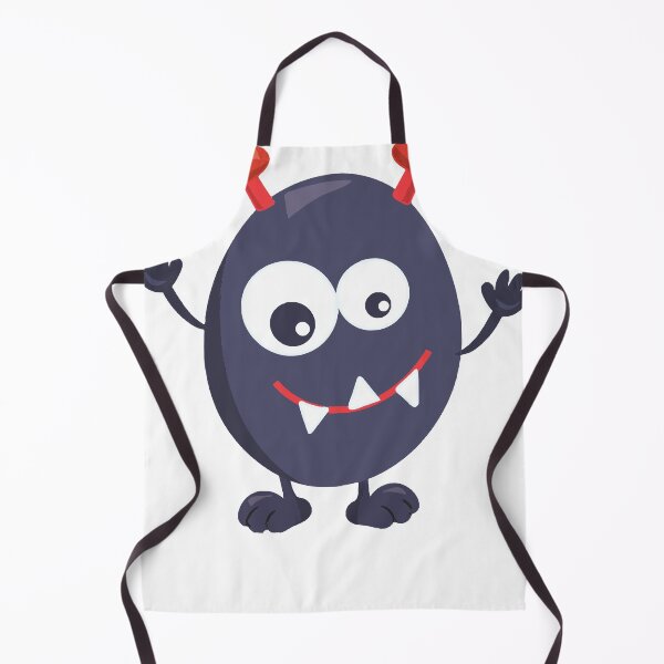 Item preview, Cute Monster, Funny Monster, Blue Monster, Horns designed and sold by adornomaka.