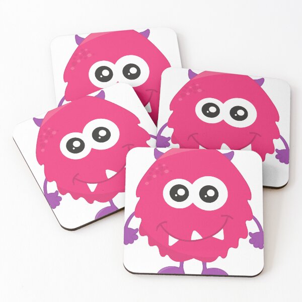 Item preview, Cute Monster, Pink Monster, Horns, Funny Monster  designed and sold by adornomaka.