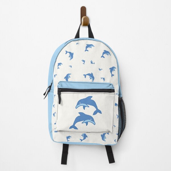 Item preview, Blue Whales Playing designed and sold by stickersmegafun.