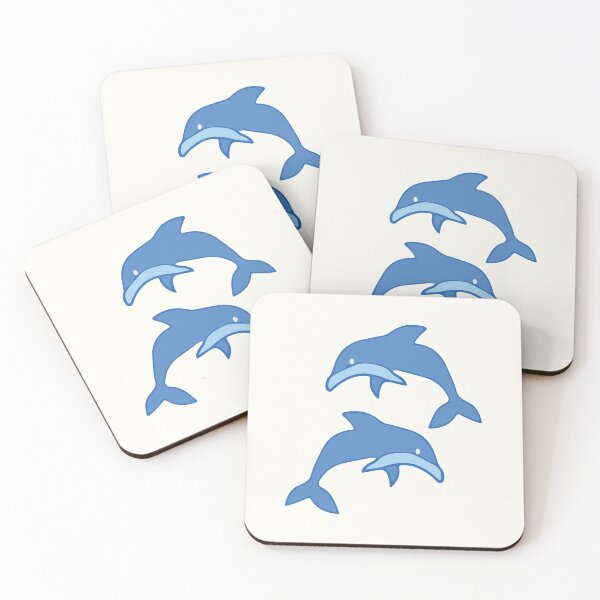 Item preview, Blue Whales Playing designed and sold by stickersmegafun.