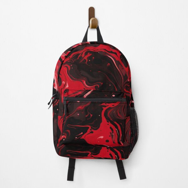 Item preview, Black And Red Marble Style Seamless Pattern designed and sold by AerinDigital.