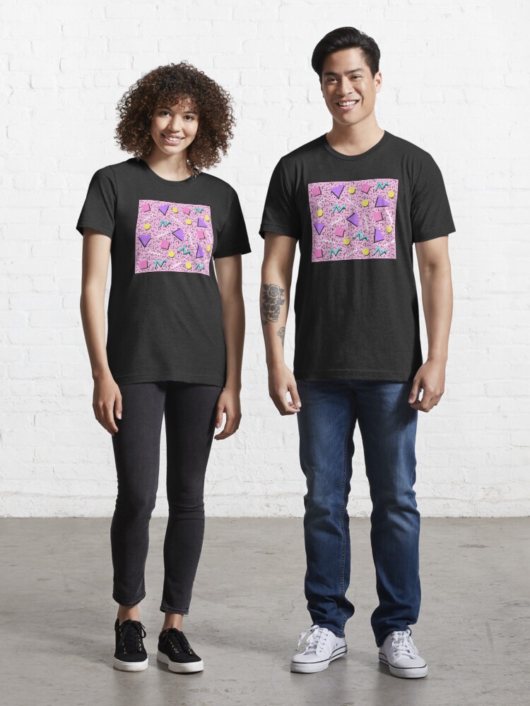 Retro Vintage Memphis Pattern T-Shirt 80s And 90s Tee Retro Vintage Memphis Pattern T-Shirt 80s And 90s Tee