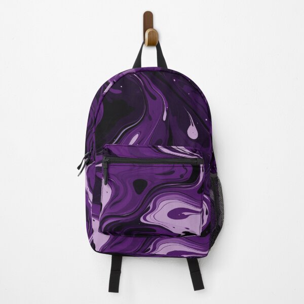 Item preview, Purple And Black Marble Style Seamless Pattern designed and sold by AerinDigital.