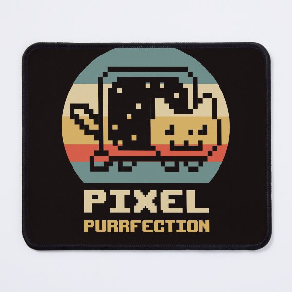 Item preview, Pixel Purrfection 8-bit Internet Meme Cat designed and sold by electrovista.