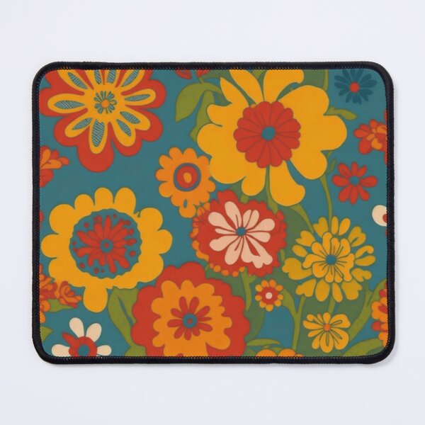 Item preview, Flower Power Colourful Flower Pattern designed and sold by druidwolfart.