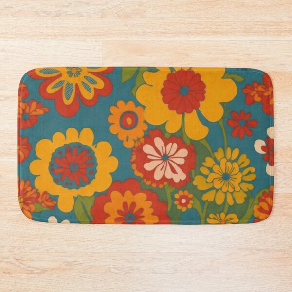 Item preview, Flower Power Colourful Flower Pattern designed and sold by druidwolfart.