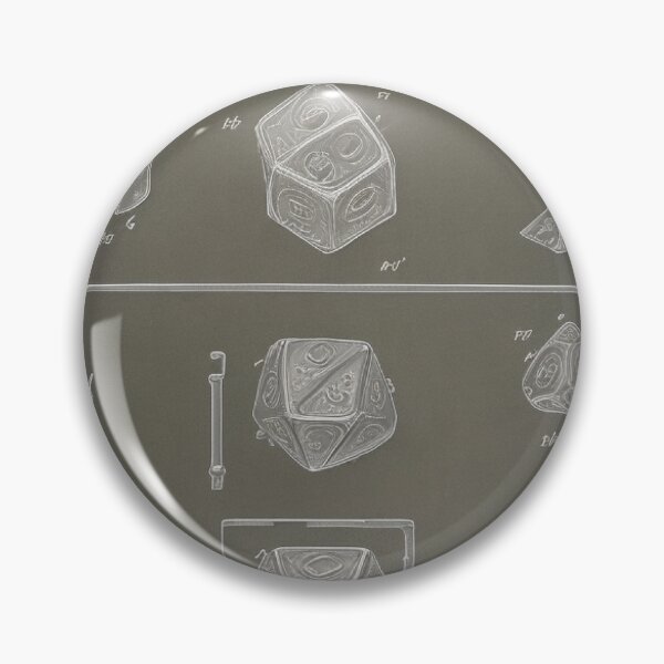 Item preview, Vintage Dice Patent TTRPG Board Games designed and sold by Yellowriversss.
