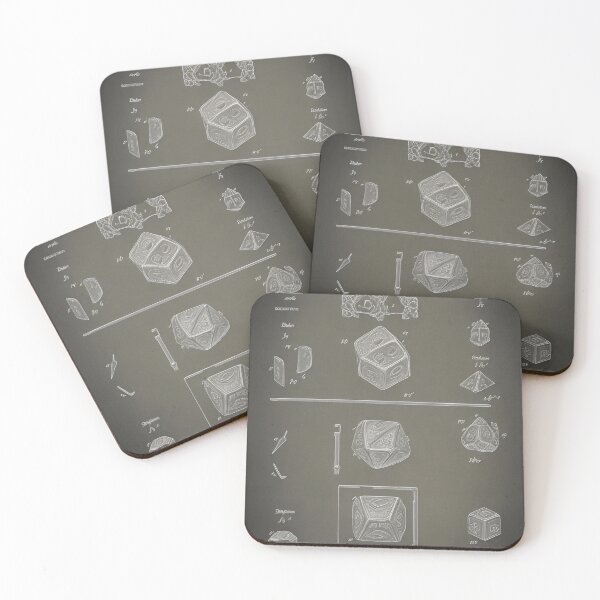 Item preview, Vintage Dice Patent TTRPG Board Games designed and sold by Yellowriversss.