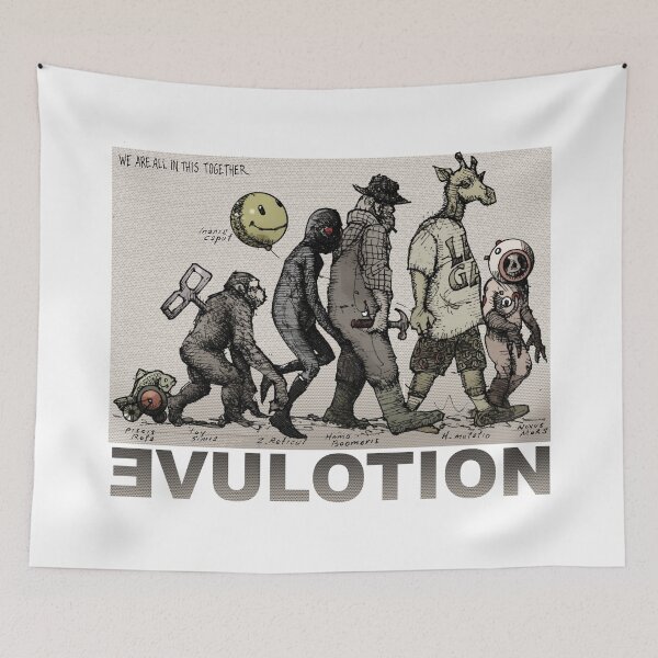 Item preview, "EVULOTION" designed and sold by Sean Simmans.