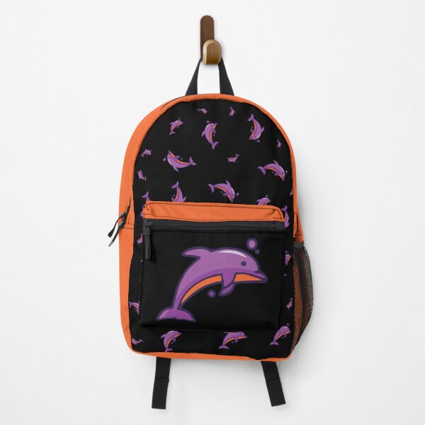 Item preview, Purple Dolphin Playing in sea designed and sold by stickersmegafun.