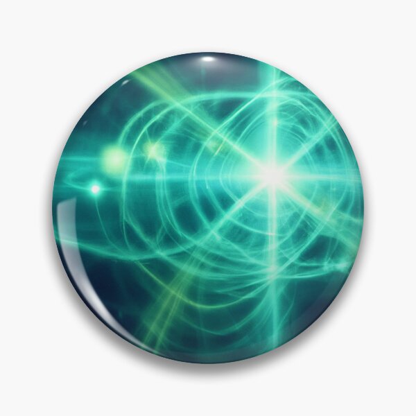 Item preview, Particle Physics Teal Quasars in Space designed and sold by Naomi Gutierrez Parrish.
