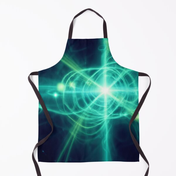 Item preview, Particle Physics Teal Quasars in Space designed and sold by Naomi Gutierrez Parrish.