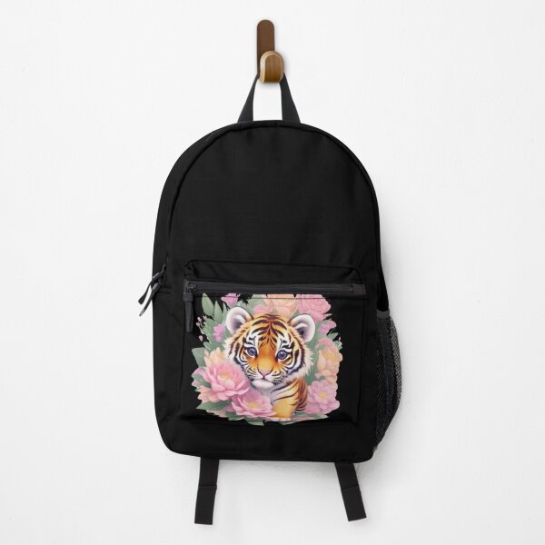 Item preview, Cute floral Prince tiger designed and sold by Gigglyvibes.
