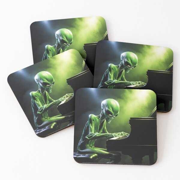 Item preview, Alien Piano Player designed and sold by Creative Shed Designs.