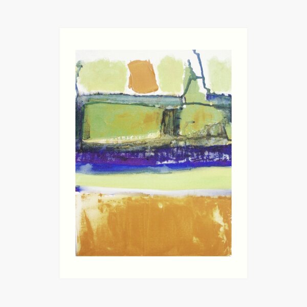 Walking in Asnieres with Vincent 3 Art Print