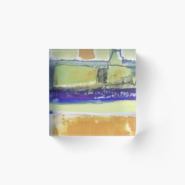 Walking in Asnieres with Vincent 3 Acrylic Block