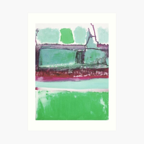 Walking in Asnieres with Vincent 2 Art Print