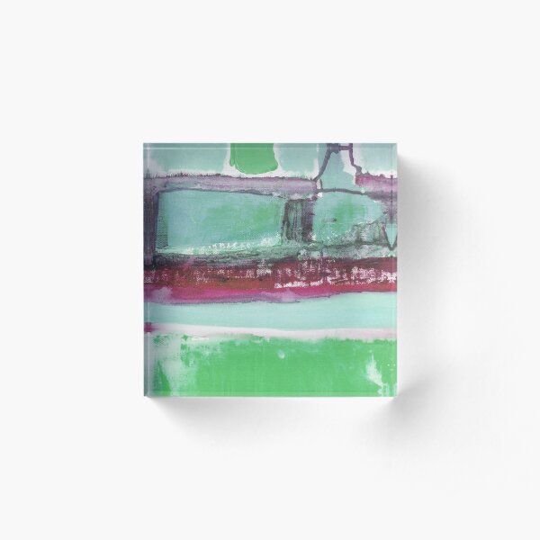 Walking in Asnieres with Vincent 2 Acrylic Block
