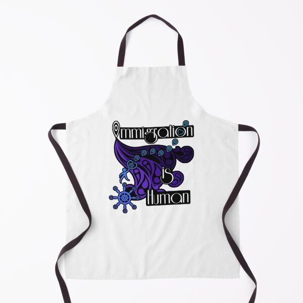 Item preview, Immigration is Human White Background designed and sold by PVR VisualArtist Pamela Vasquez Rodriguez.