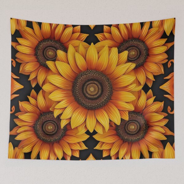 Item preview, Mesmerizing Sunflowers Pattern designed and sold by Lamarcy.