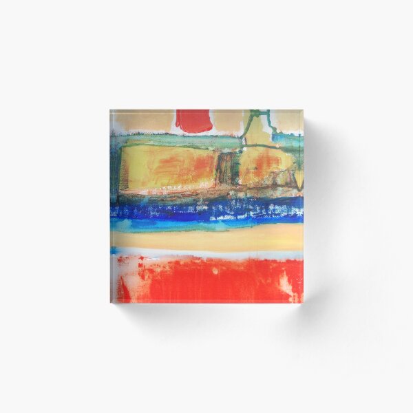 Walking in Asnieres with Vincent Acrylic Block