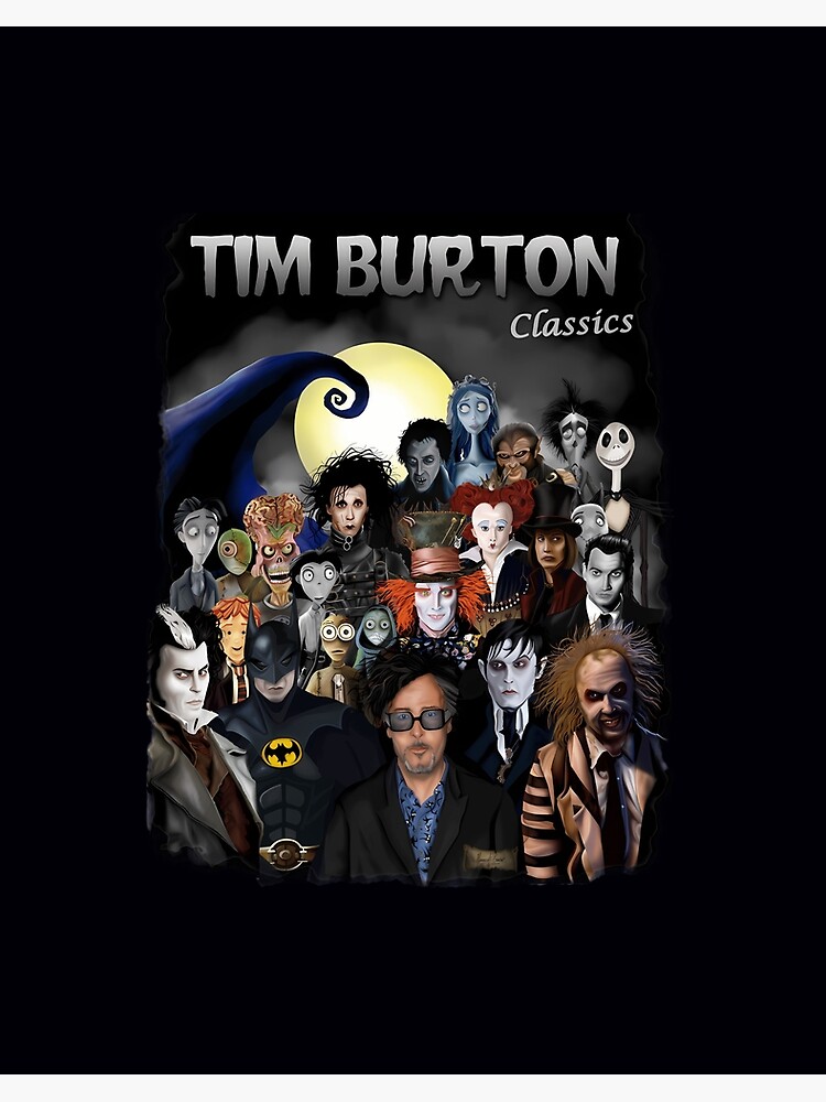 Tim Burton s Art Board Print