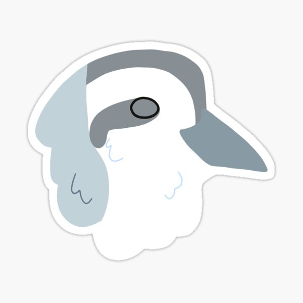 Item preview, CBS Sticker - Fulmar Prion designed and sold by ClumsyPillbug.