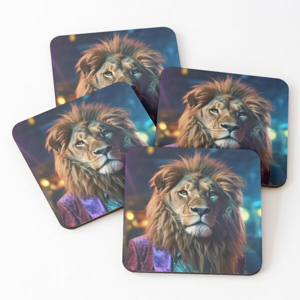 Item preview, Lion at a nightclub (B) - Celebration, Nightlife, Birthday, Party designed and sold by OddCorro.