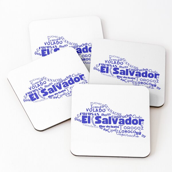 Item preview, El Salvador map with salvadorean spanish words designed and sold by Marellyssv.