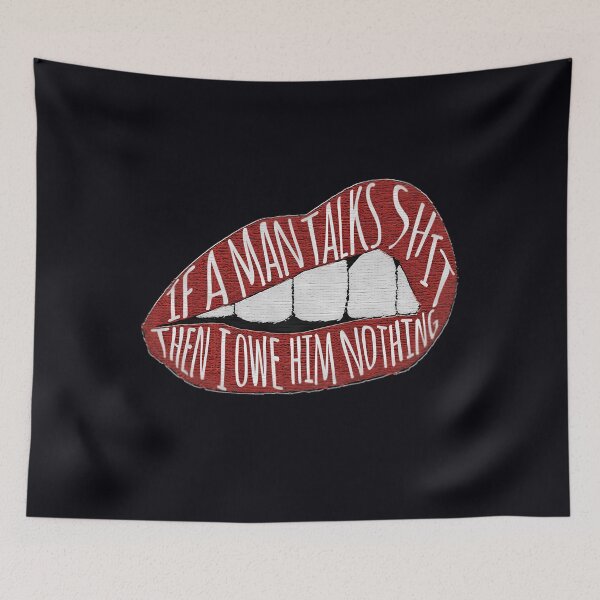 Item preview, if a man talks sht  	 designed and sold by stcqqeoffa98.