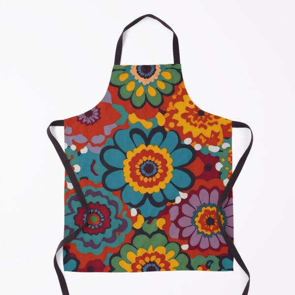 Item preview, Flower Power Colourful Flower Pattern designed and sold by druidwolfart.
