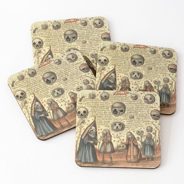 Item preview, Black Death Plague Medieval Manuscripts  designed and sold by BrandonArtWorld.